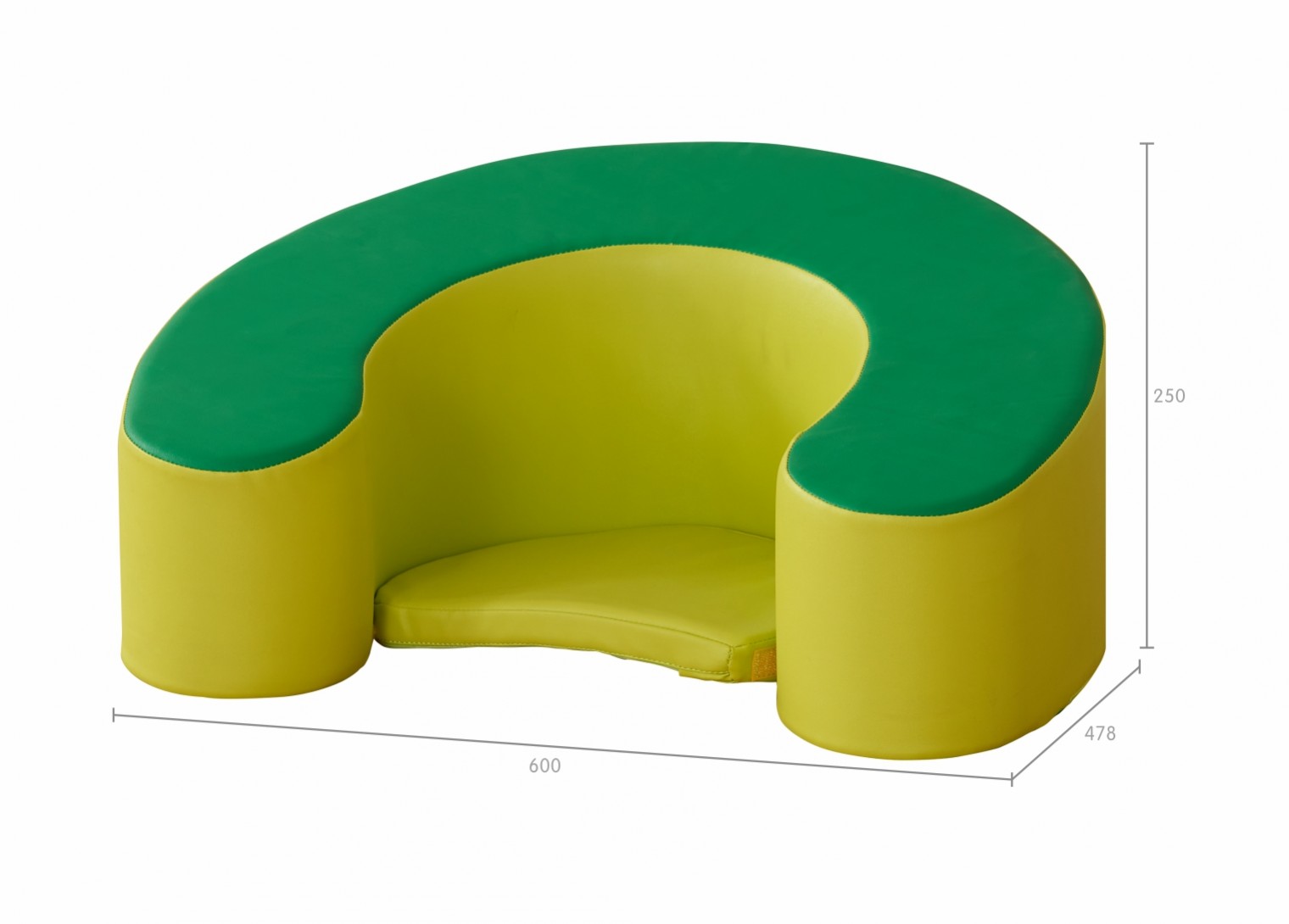 Support Foam Seat - Green