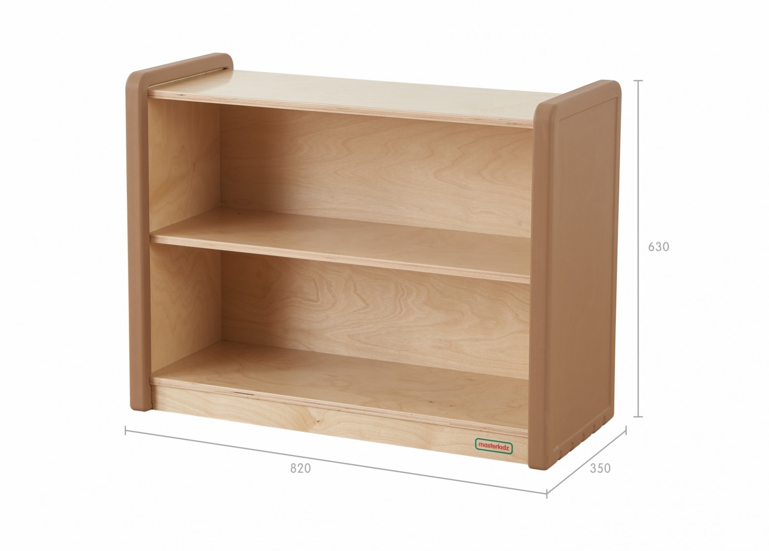 SoftEdge Toddler Play Center  620H x 800L Shelving Unit - Wooden Back