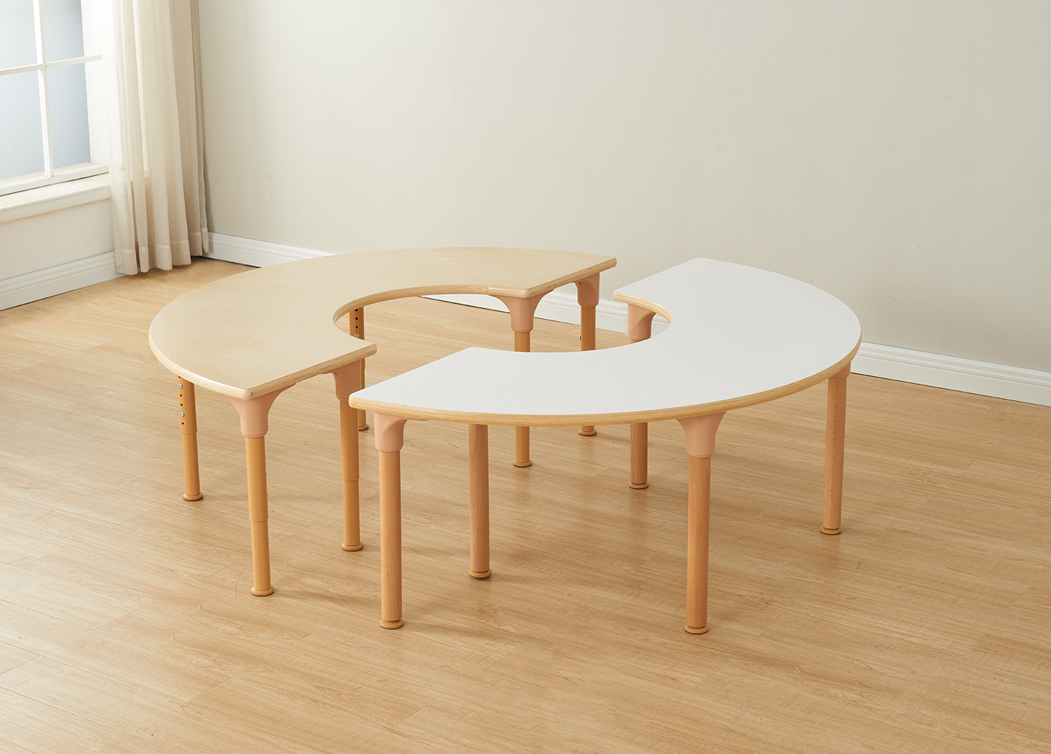 Alrik System - 455H U-Shaped Table (White)