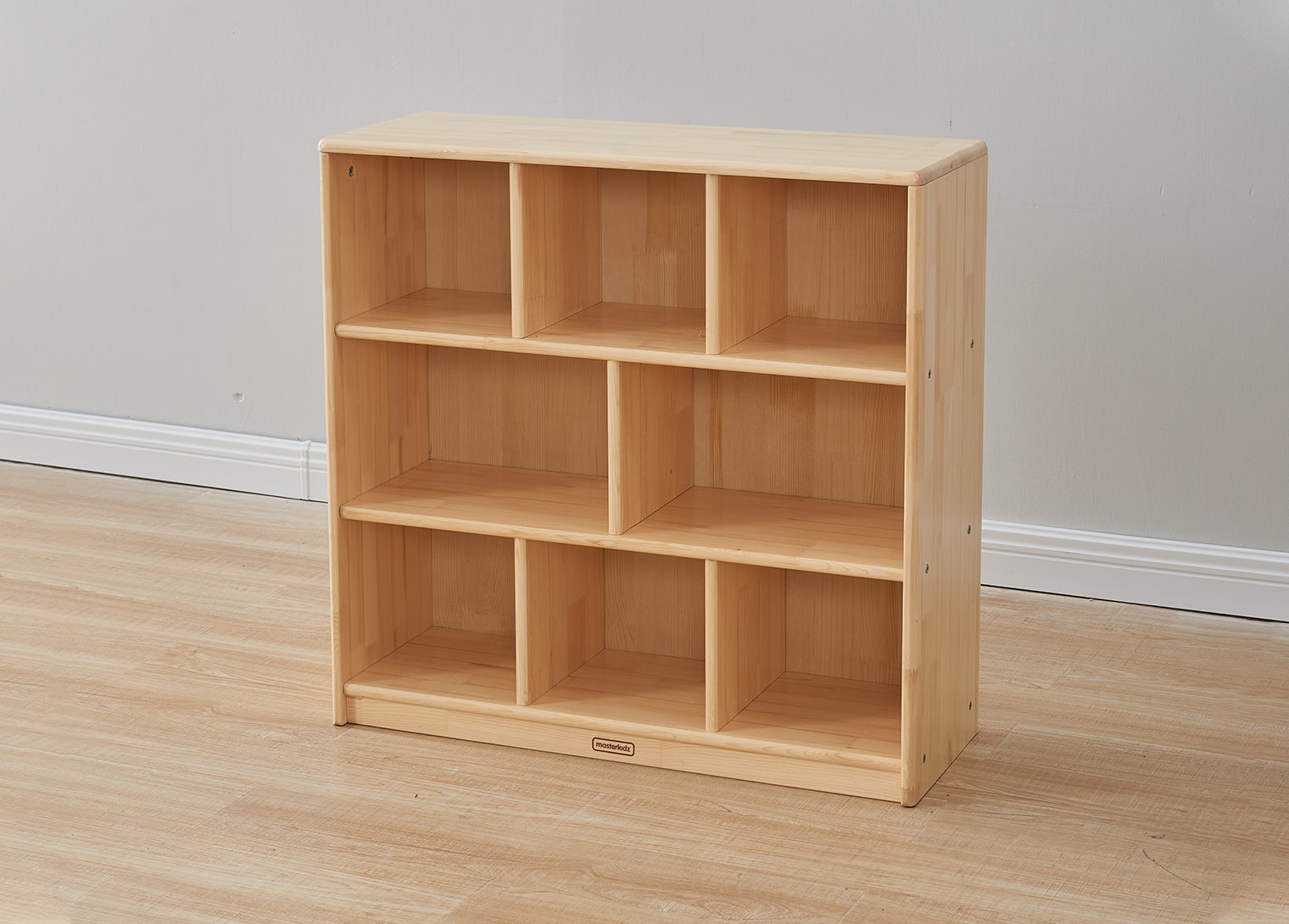 Acar - 789H x 810L Wooden  8-Compartment Shelving Unit - Wooden Back