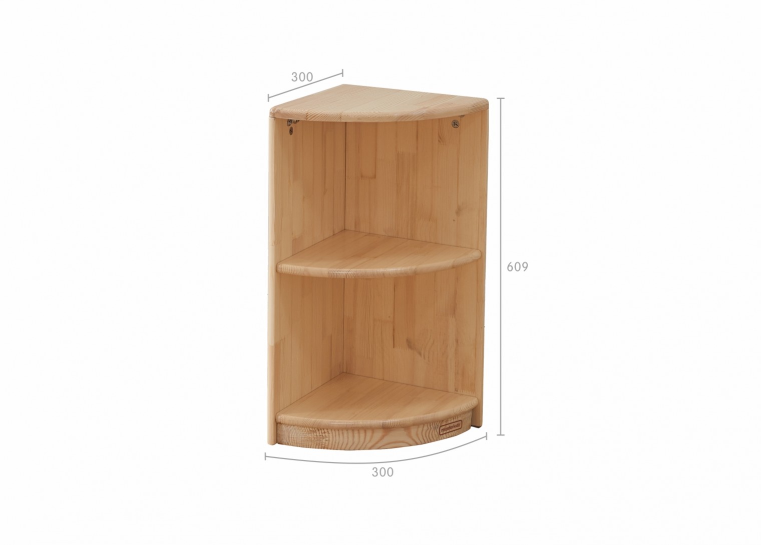 Acar - 609H Wooden  Corner Shelf