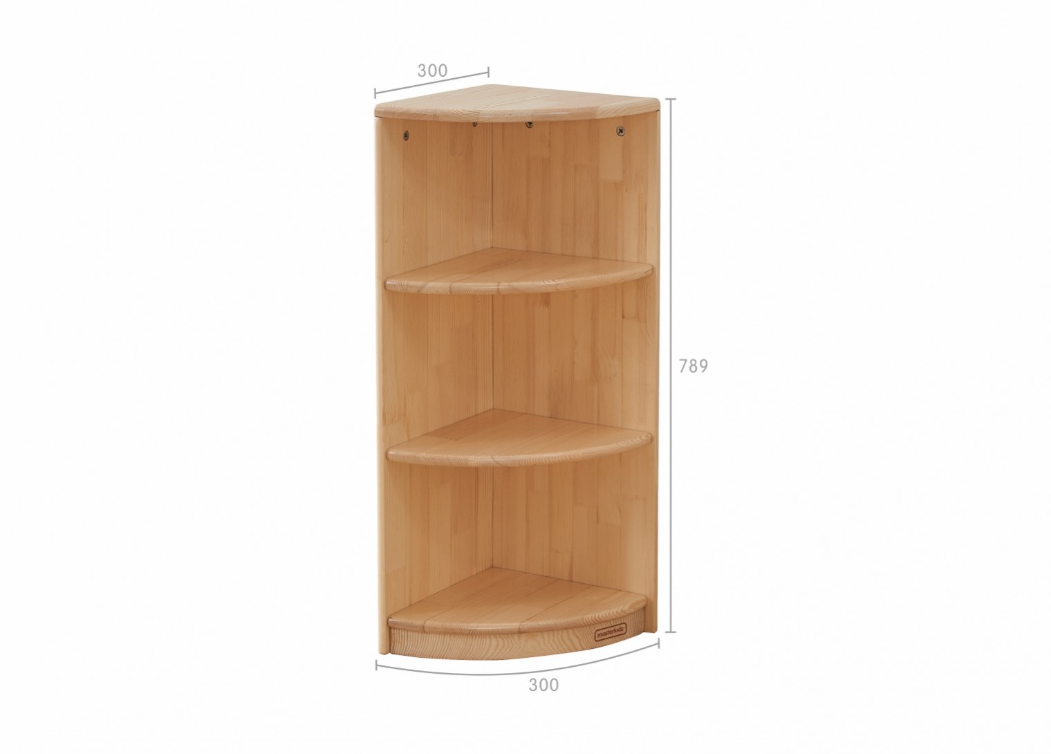 Acar - 789H Wooden  Corner Shelf