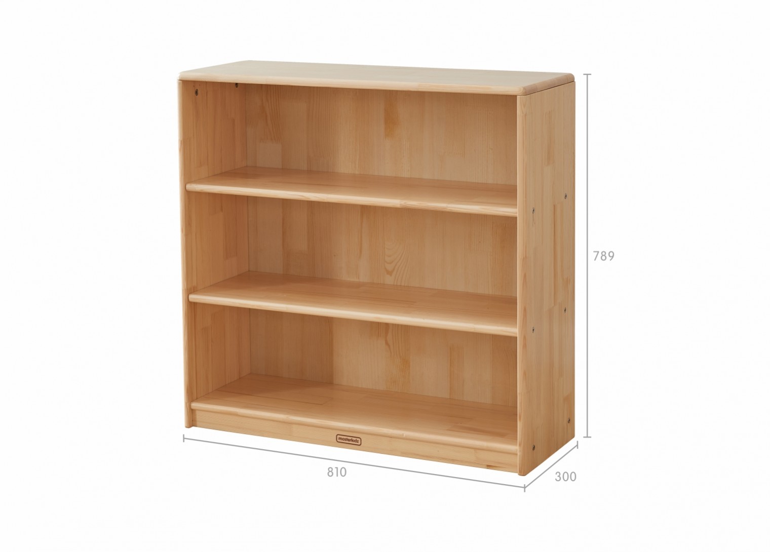 Acar - 789H x 810L Wooden  Shelving Unit - Plywood Back