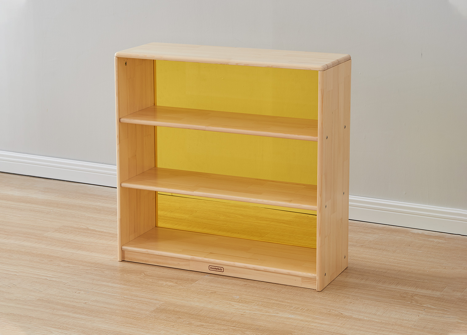 Acar - 789H x 810L Wooden  Shelving Unit - Translucent Yellow Back