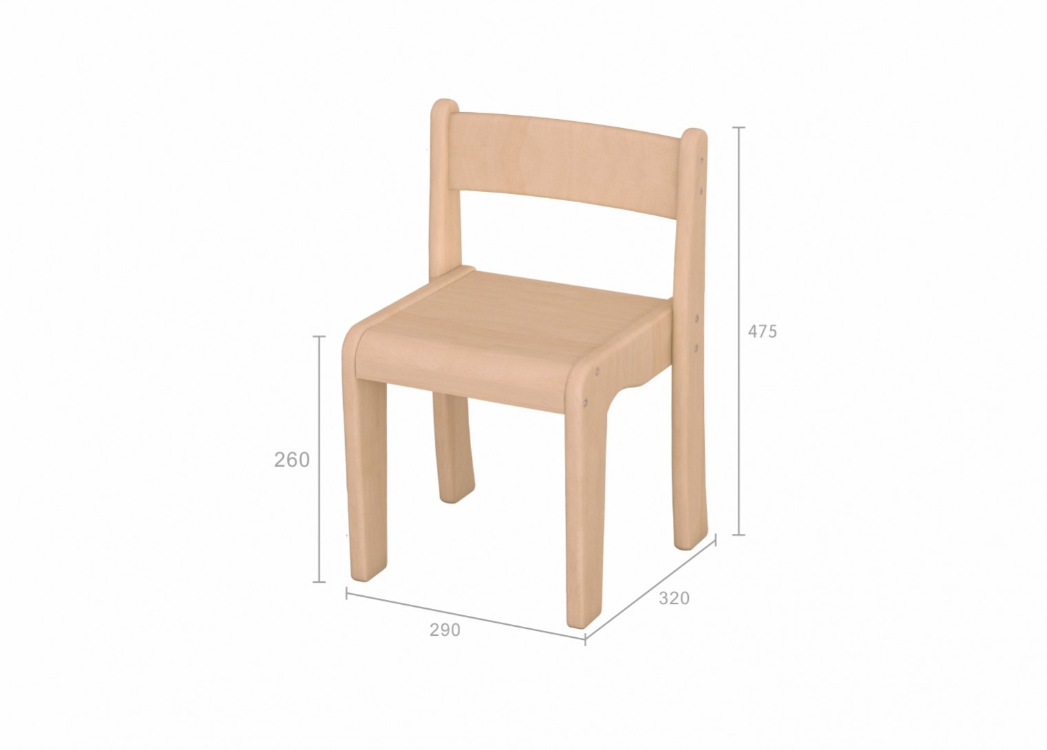 Bern - 260H Wooden Chair
