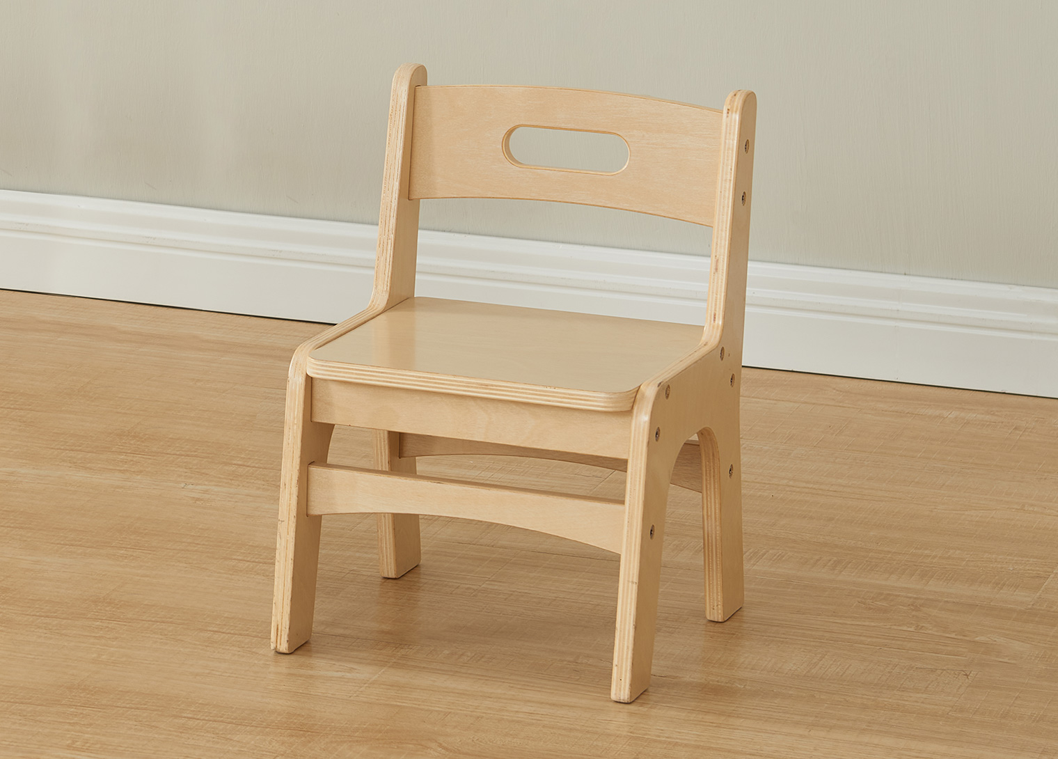 230H Duplex Wooden Chair - Natural