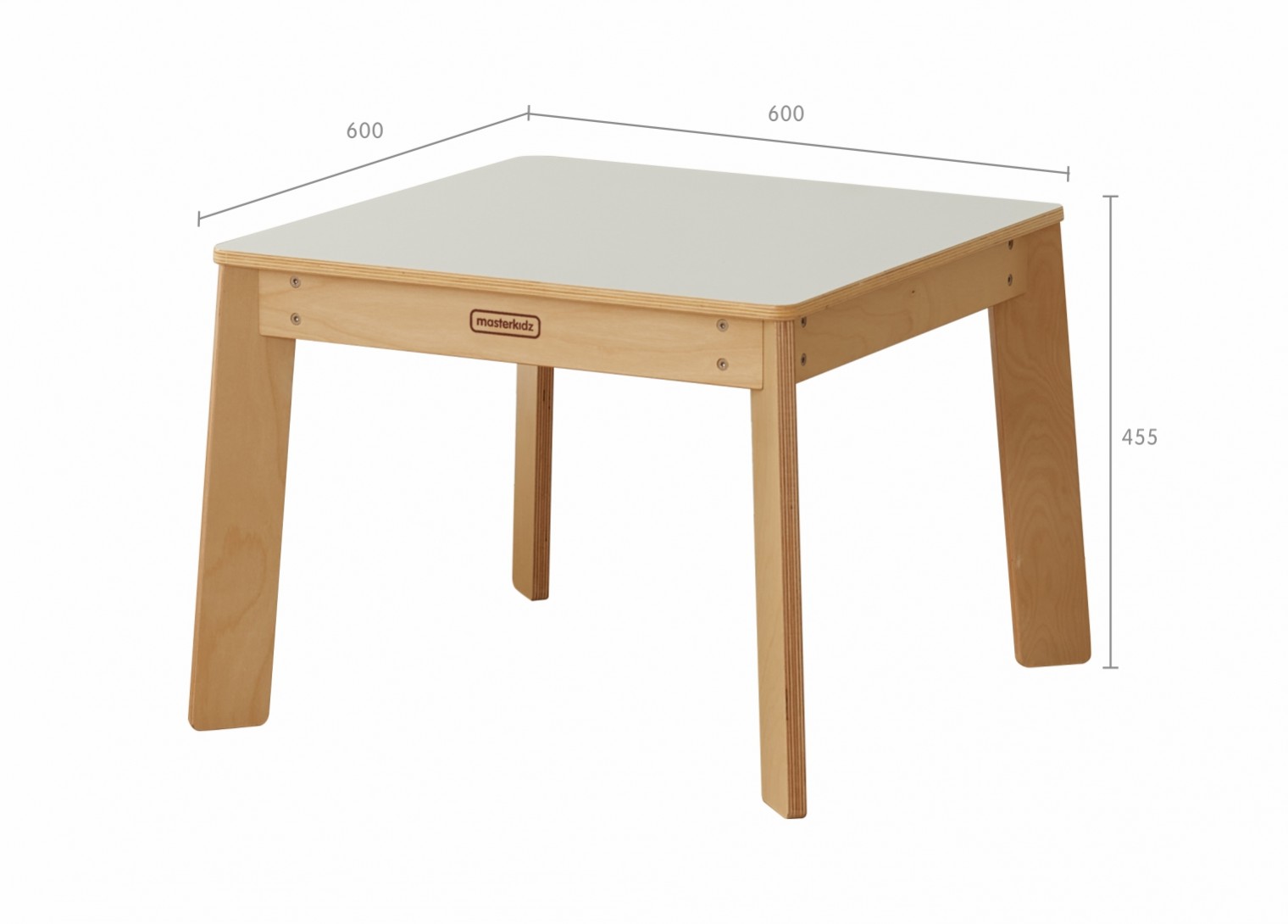Duplex System - 455H Square Table (White)