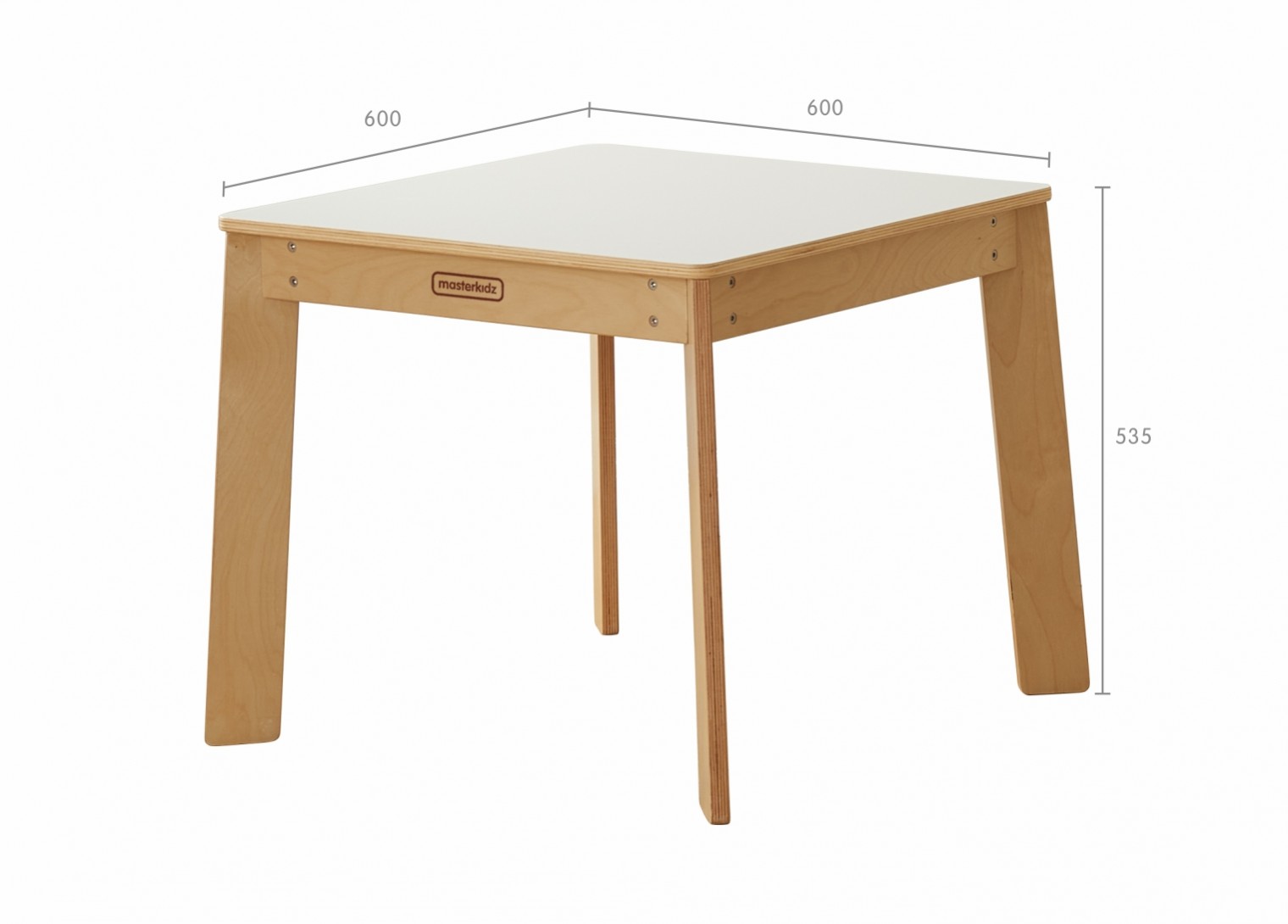Duplex System - 535H Square Table (White)
