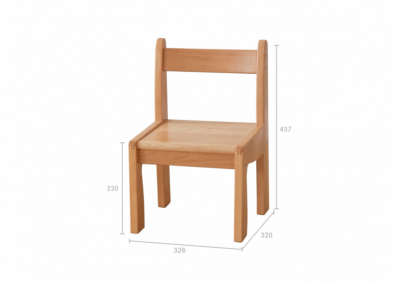 Forest School - 230H Wooden Chair