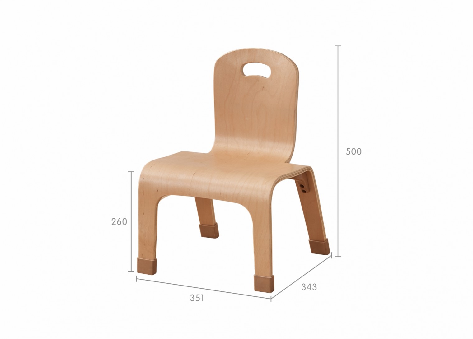 260H Green wood Chair