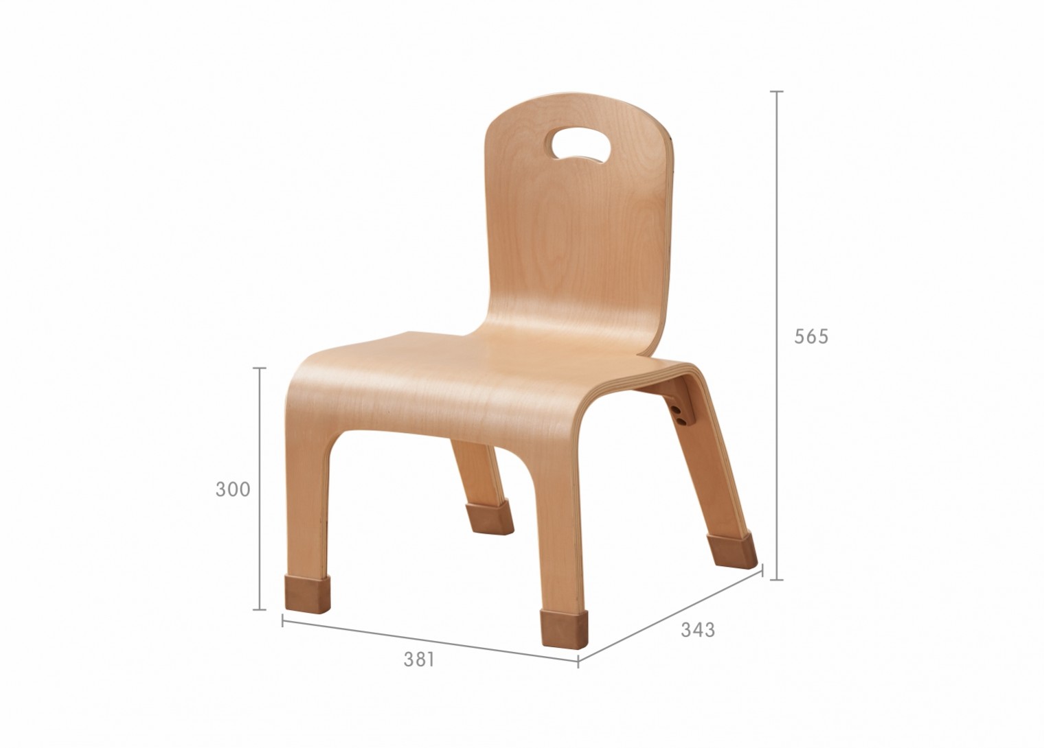300H Green wood Chair