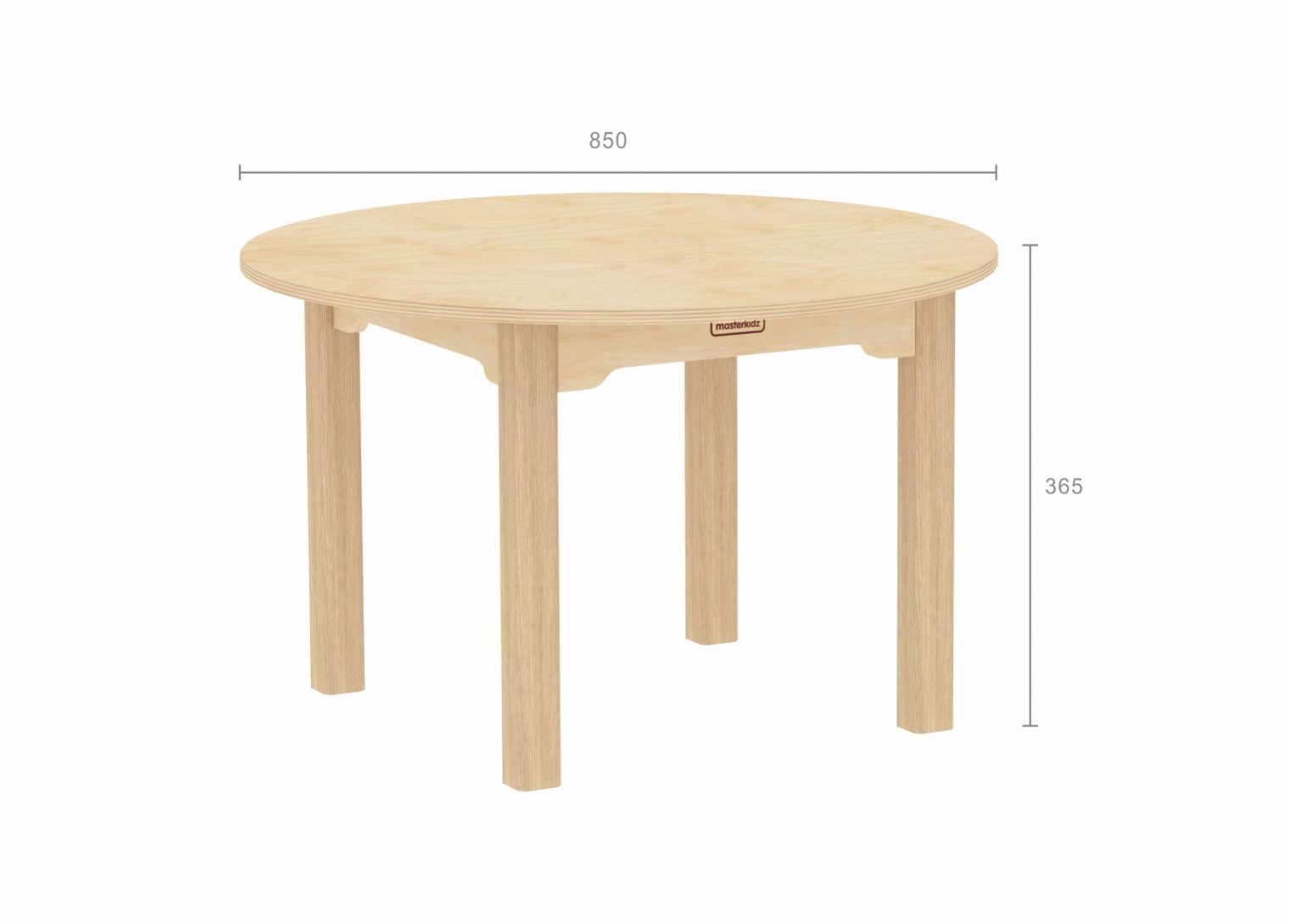 Inga Design Kids - 455H Circular Table (Clear Varnish)