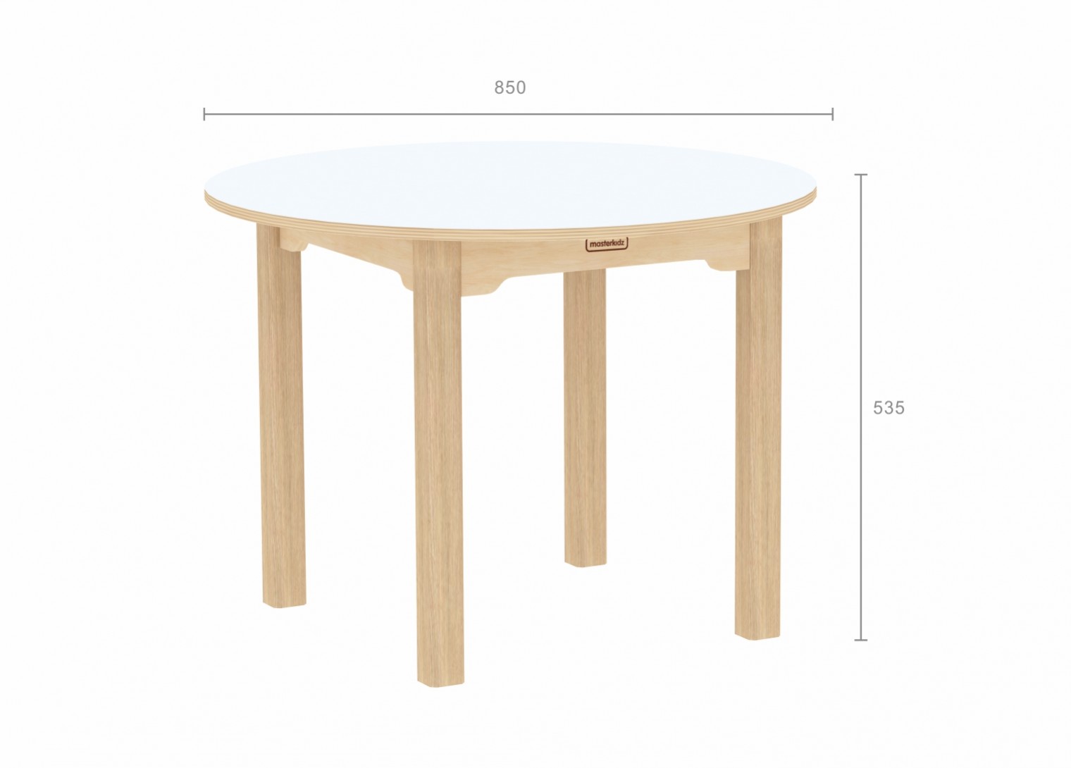 Inga Design Kids - 535H Circular Table (White)