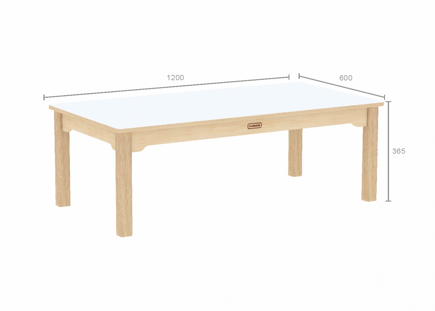 Inga Design Kids - 365H Rectangular Table (White)