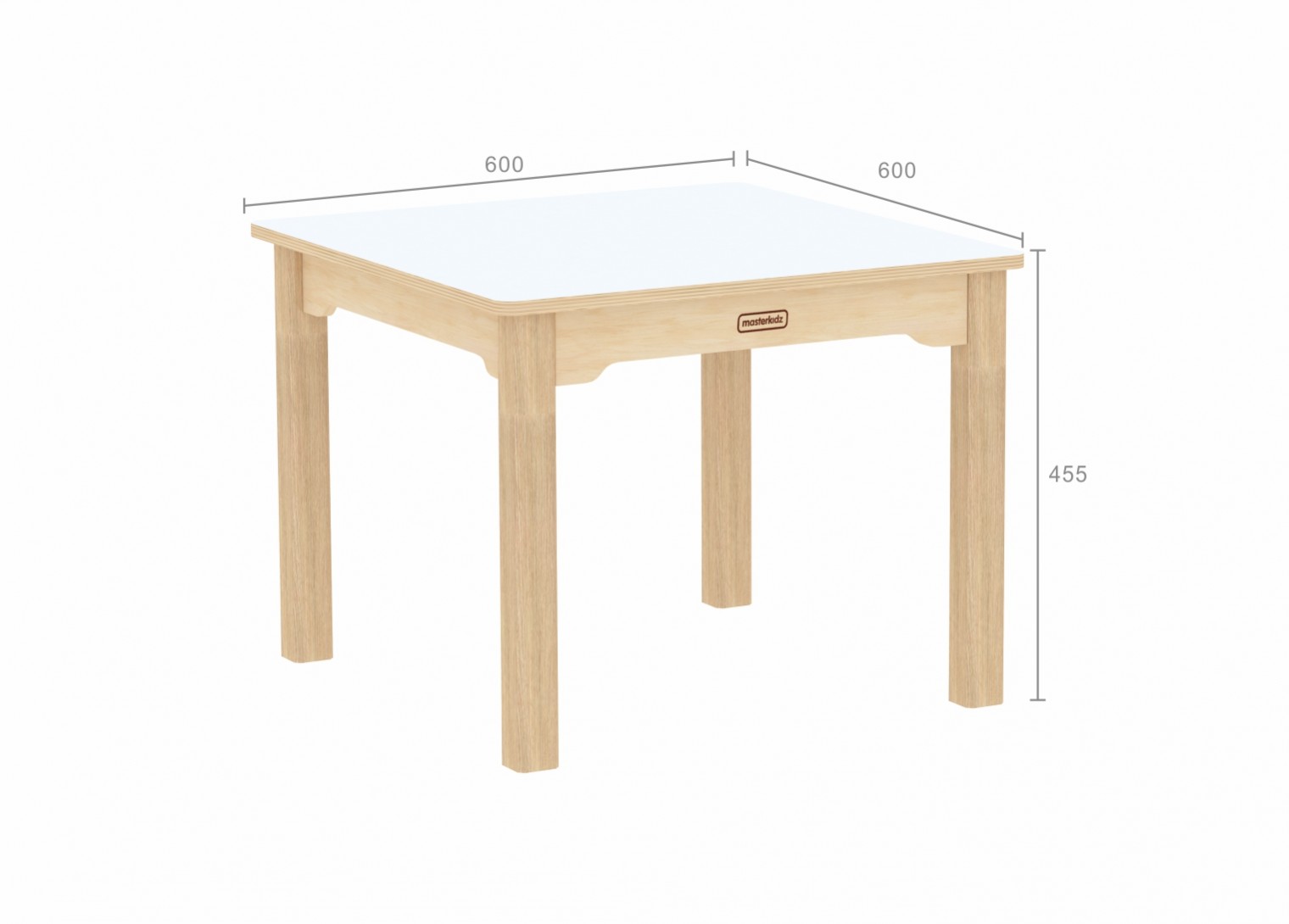 Inga Design Kids - 455H Square Table (White)