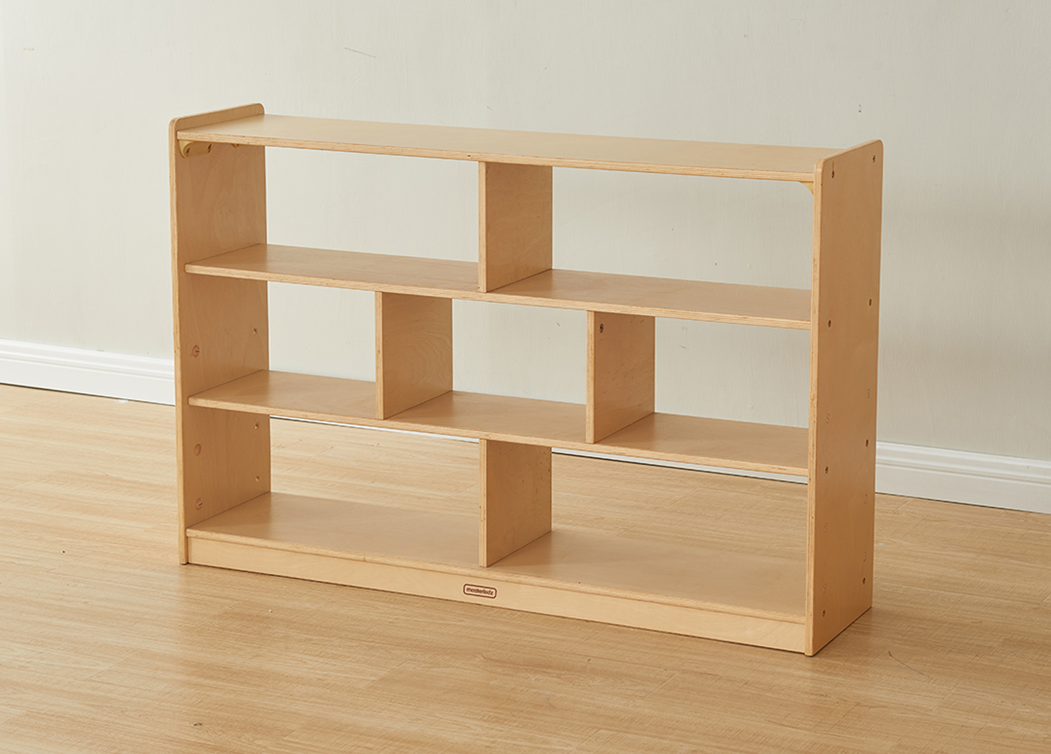 800H x 1200L 7 Compartment Shelving Unit - Open Back