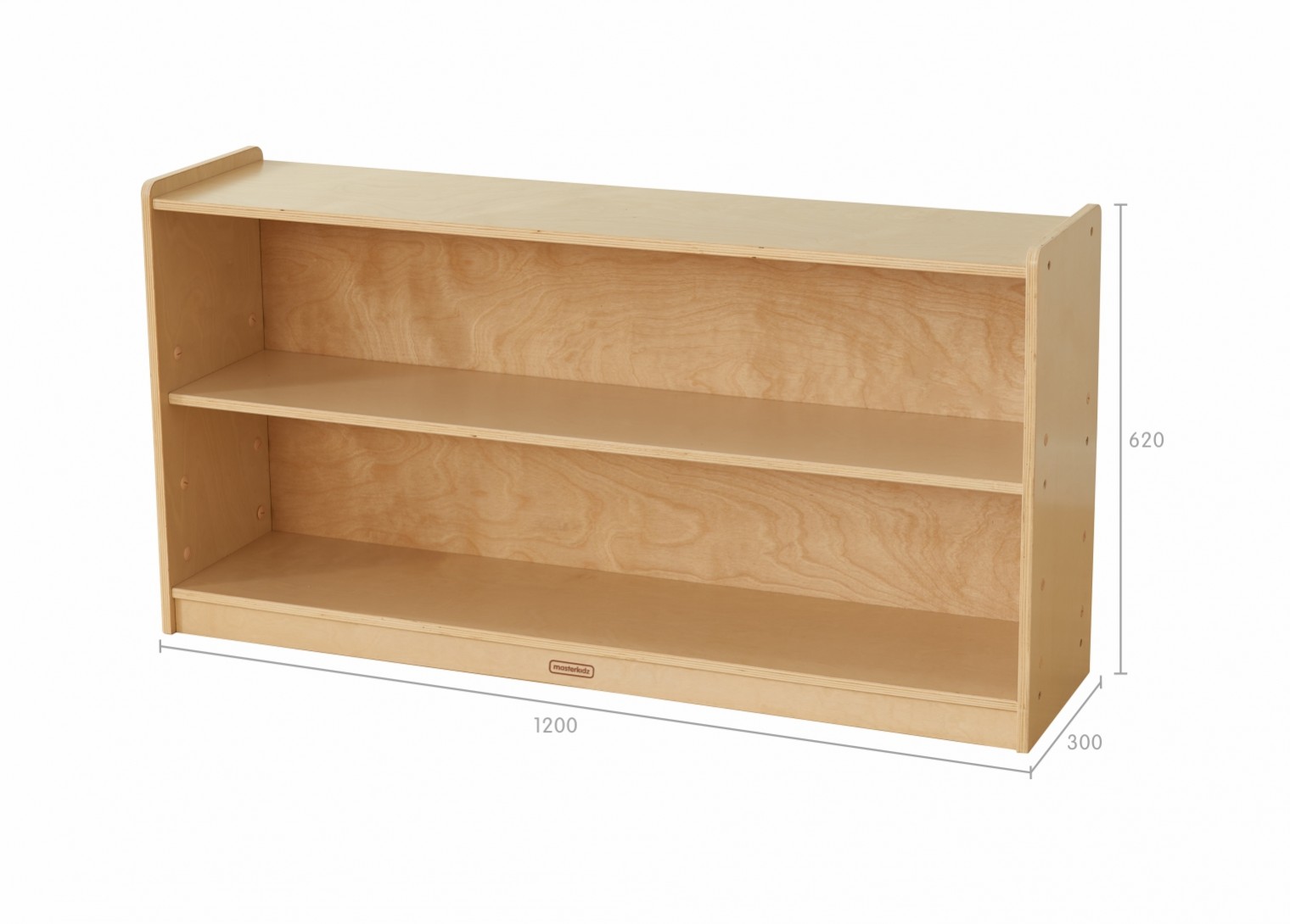 620H x 1200L Shelving Unit - Wooden Back 