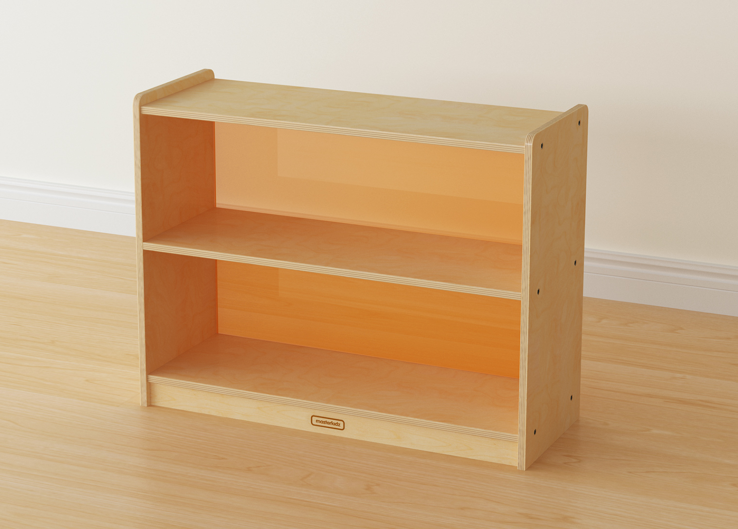 620H x 800L Shelving Unit - Translucent Orange Back