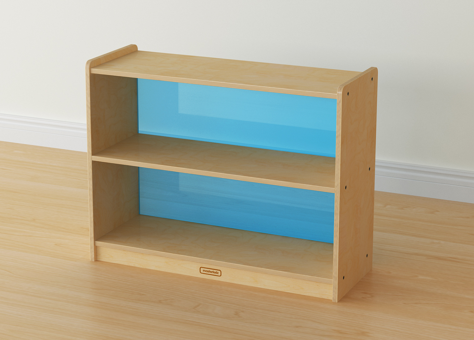 620H x 800L Shelving Unit - Translucent Blue Back