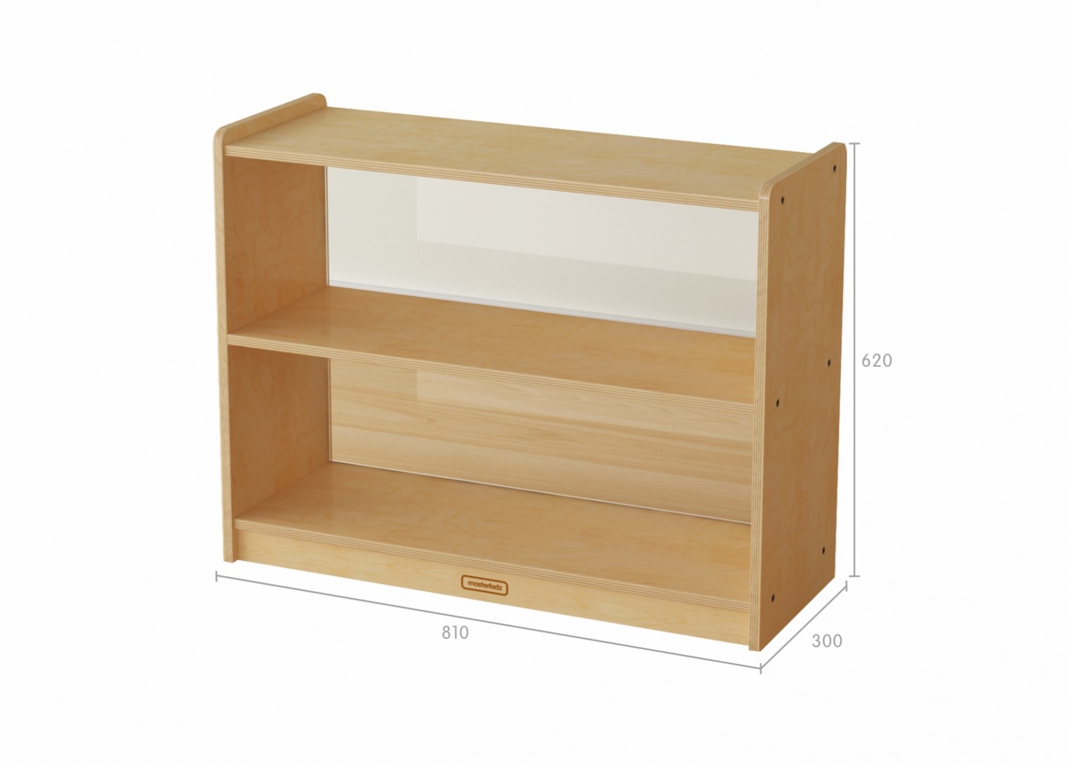 620H x 800L Shelving Unit - Transparent Back