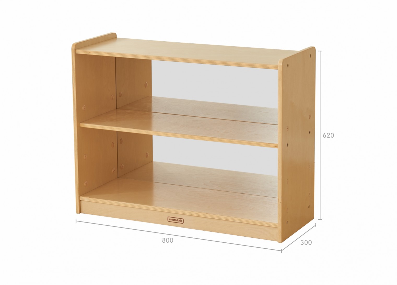 620H x 800L Shelving Unit -Anti-Scratch Acrylic Mirror Back