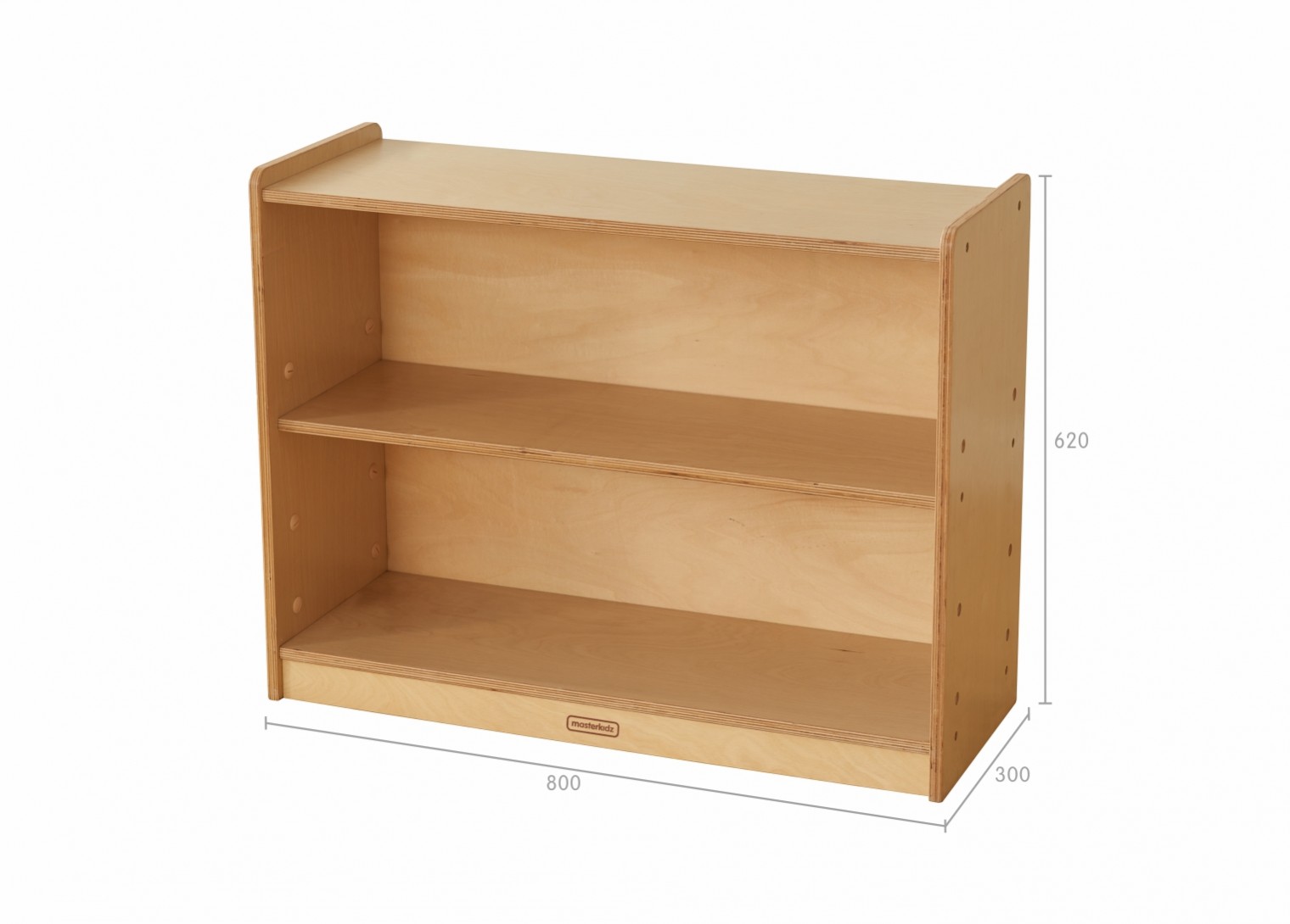 620H x 800L Shelving Unit - Wooden Back