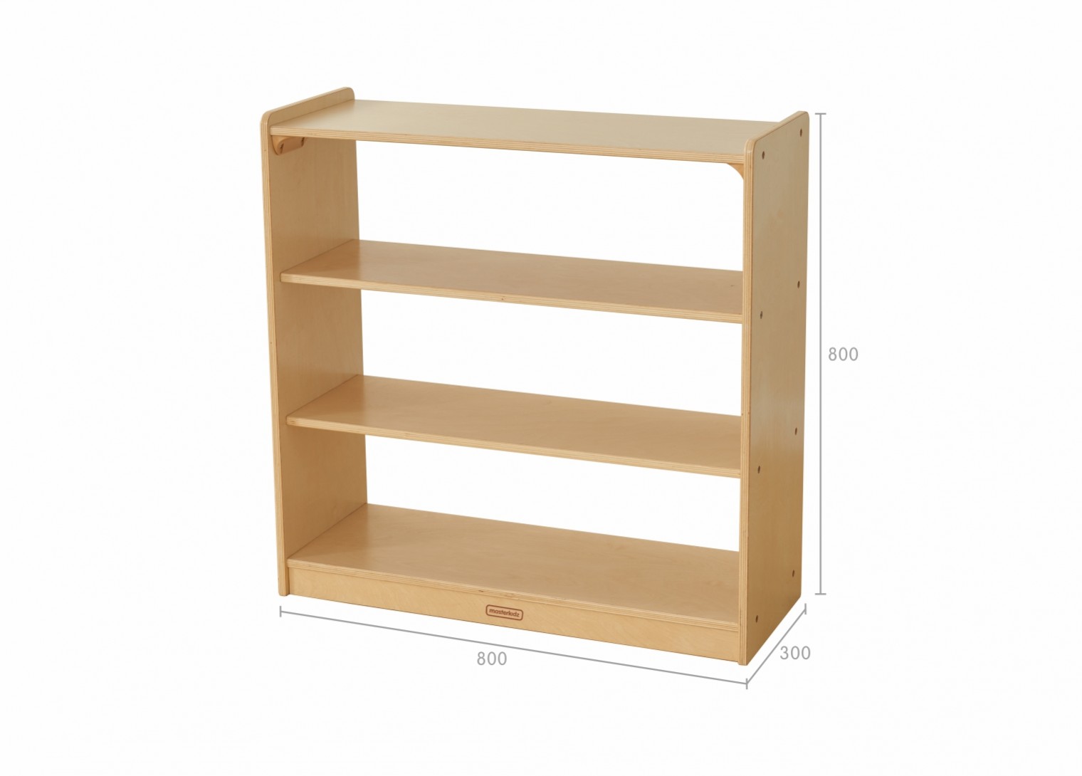 800H x 800L Shelving Unit - Open Back