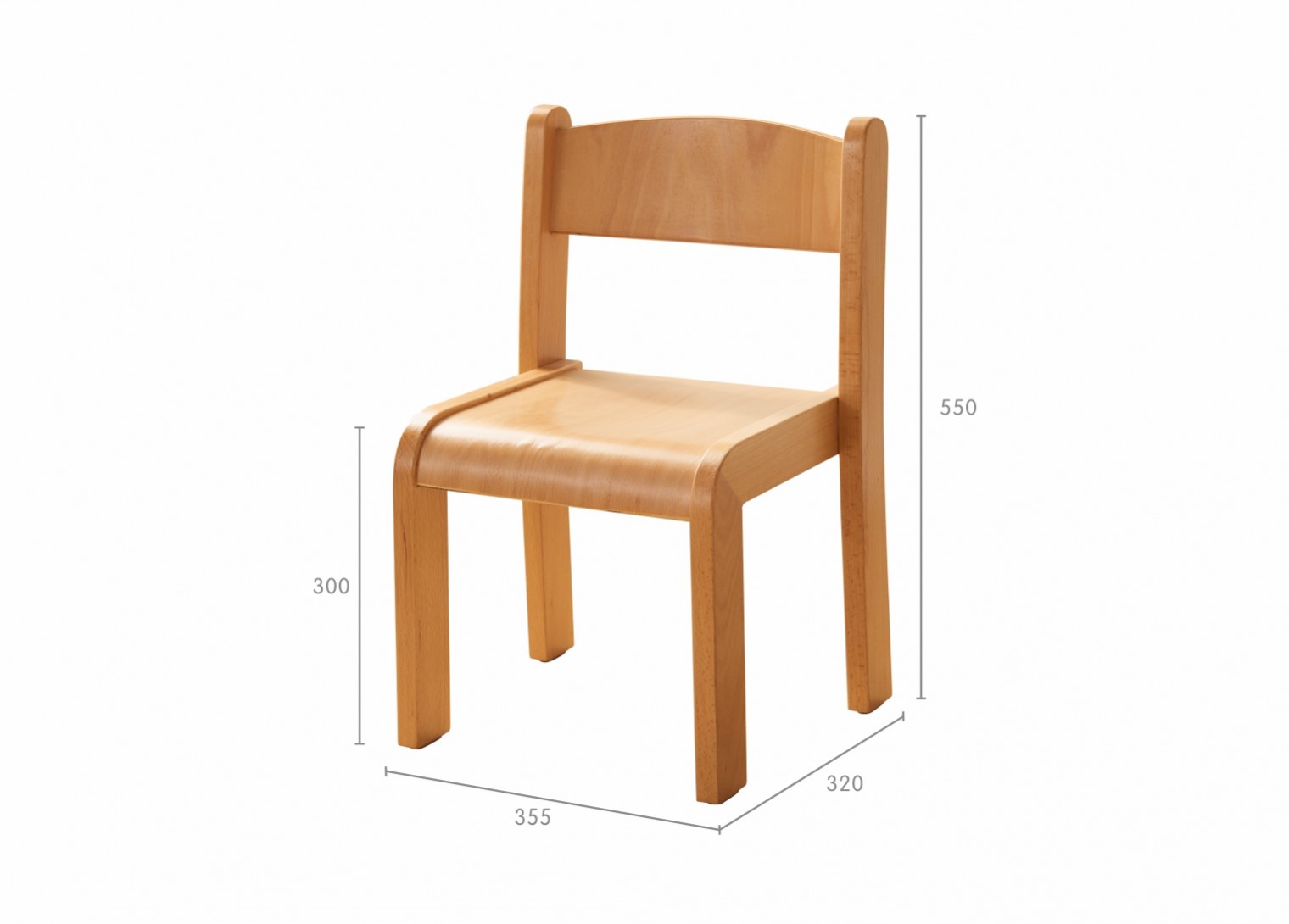 300H Otto Beech Wood Chair