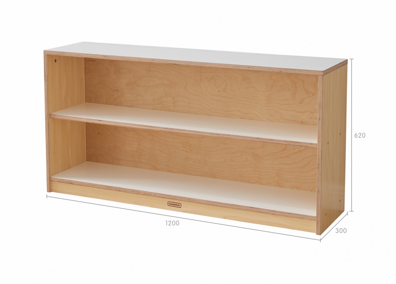 Snowdon - 620H x 1200L Shelving Unit - Wooden Back