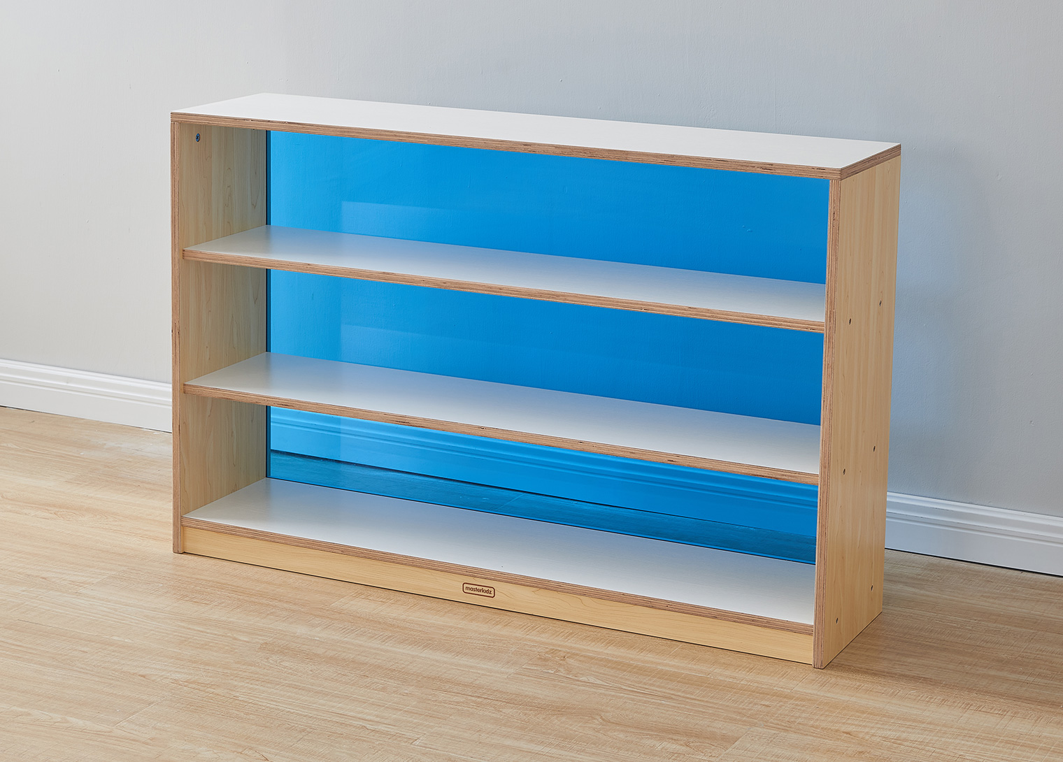 Snowdon - 800H x 1200L Shelving Unit - Translucent Blue Back