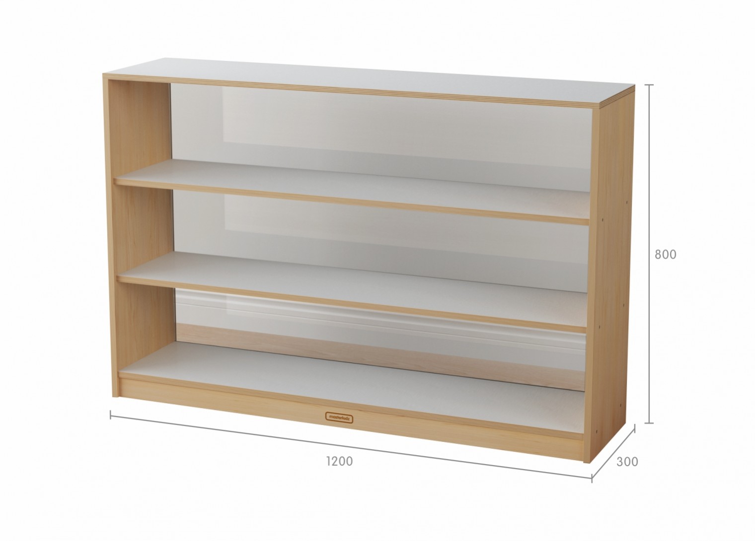 Snowdon - 800H x 1200L Shelving Unit - Transparent Back