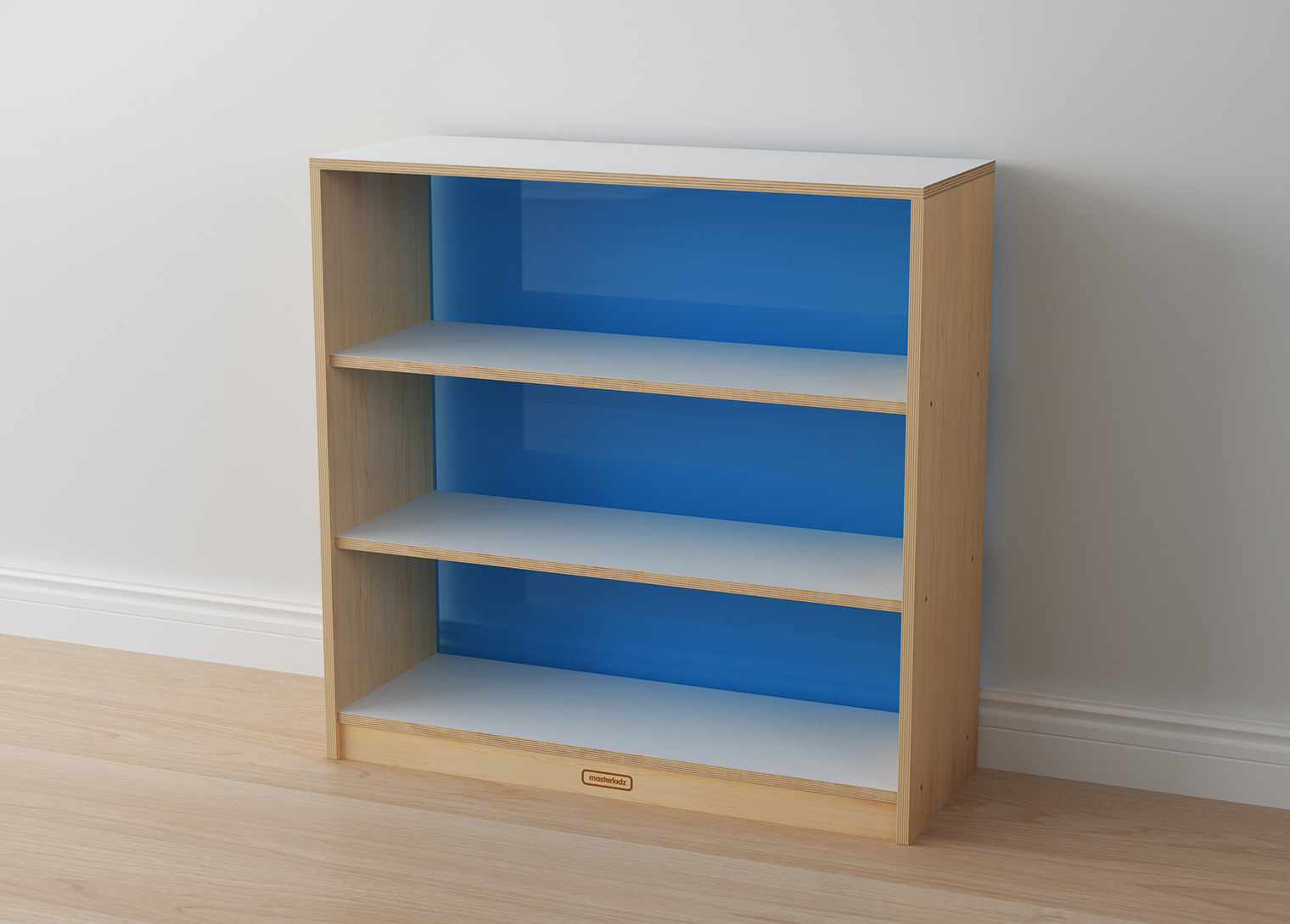 Snowdon - 800H x 800L Shelving Unit - Translucent Blue Back