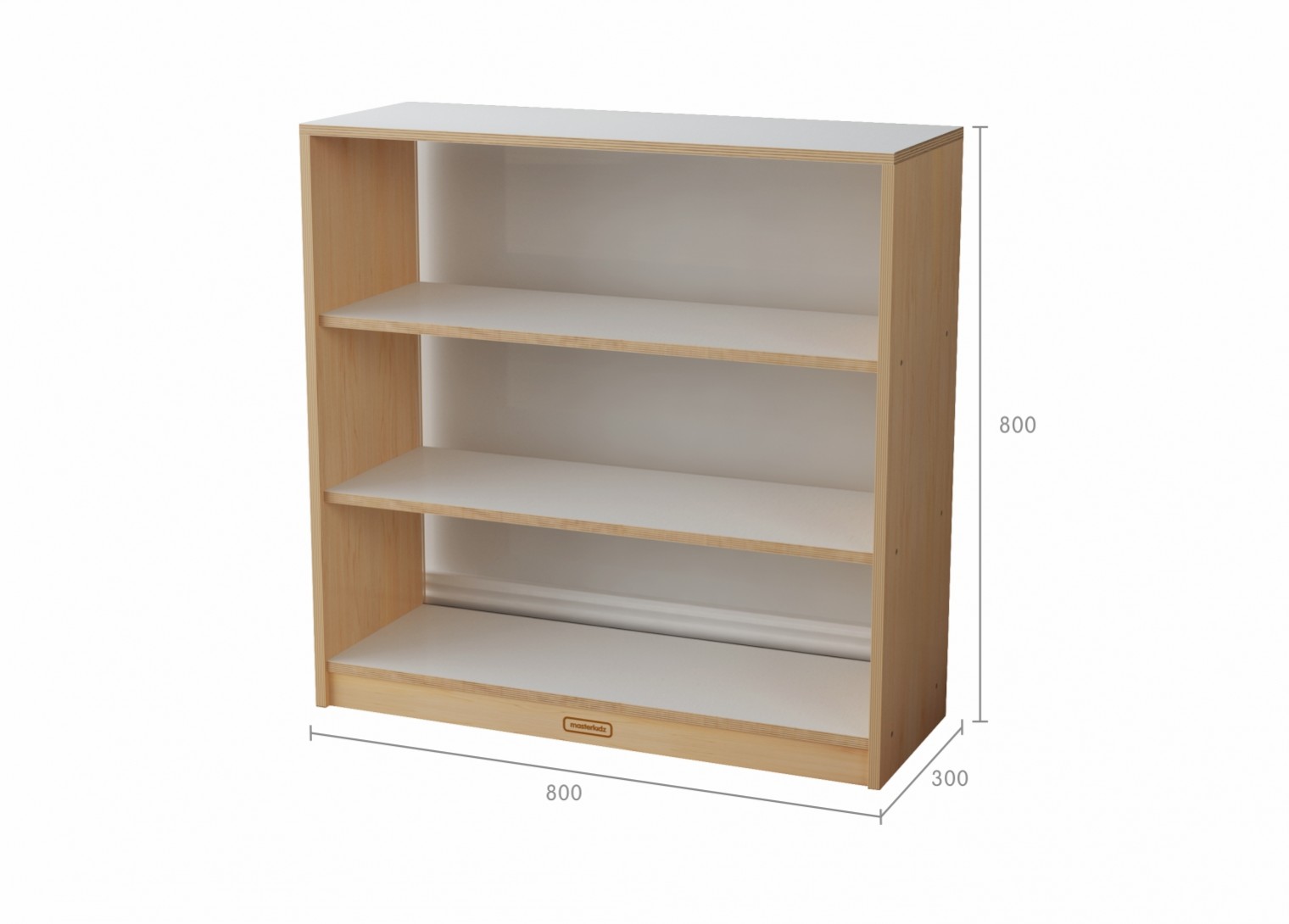 Snowdon - 800H x 800L Shelving Unit - Transparent Back