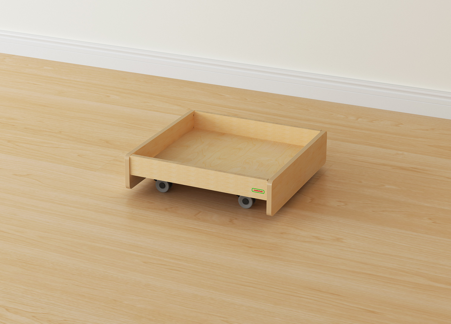 Wooden Base with Castors - Small