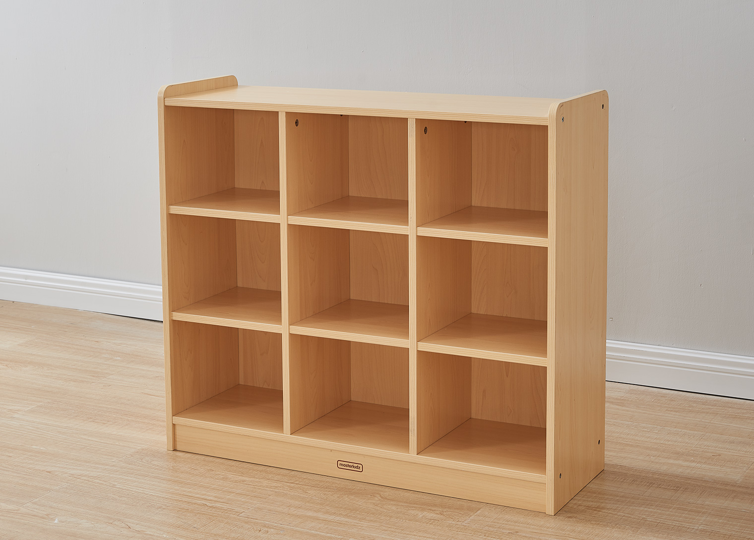 Elite Junior - 800H x 800L  9-Compartment Shelving Unit - Wooden Back