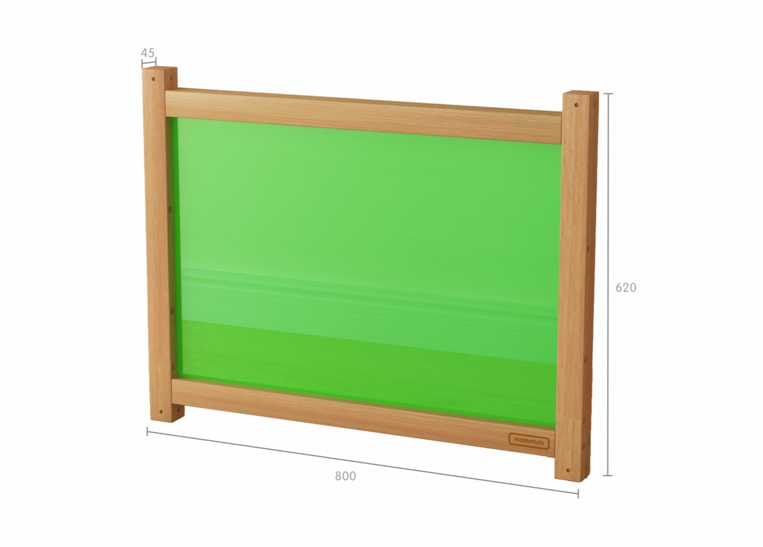 620H x 800L Divider Panel - Translucent Green