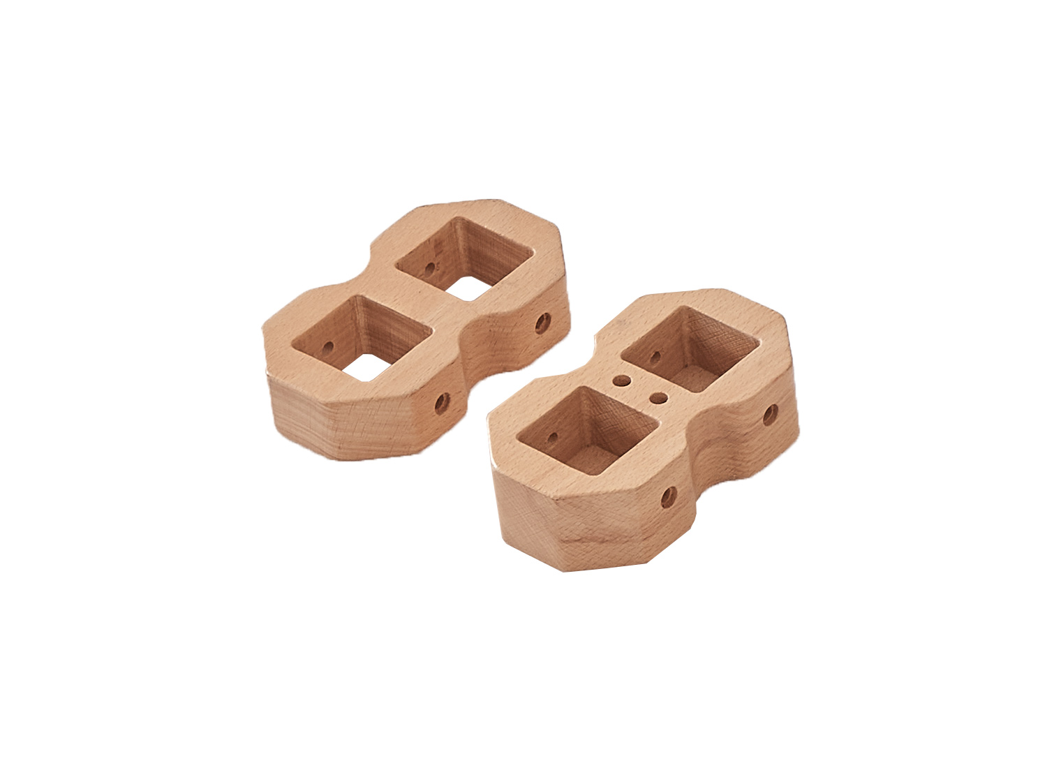 Type II Connector 2-Piece Set - 2 Panels of Equal Heights at 90°/180° Inner Angle