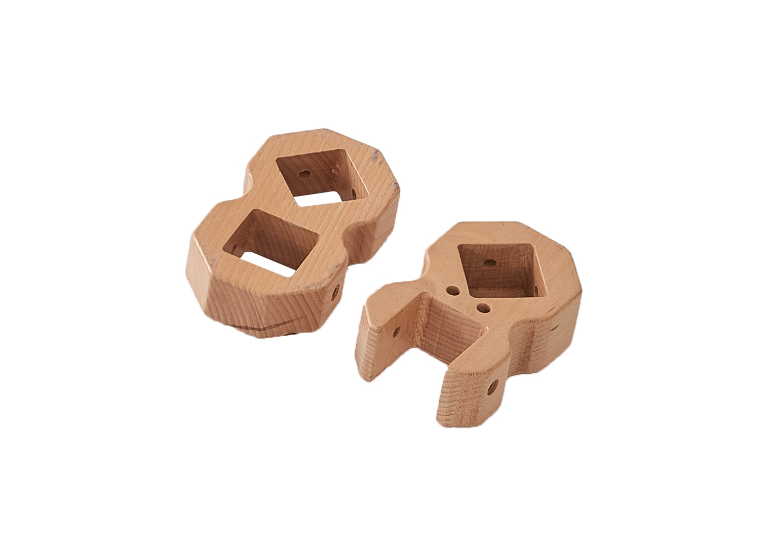 Type II Connector 2-Piece Set - 2 Panels of Different Heights at 135° Inner Angle