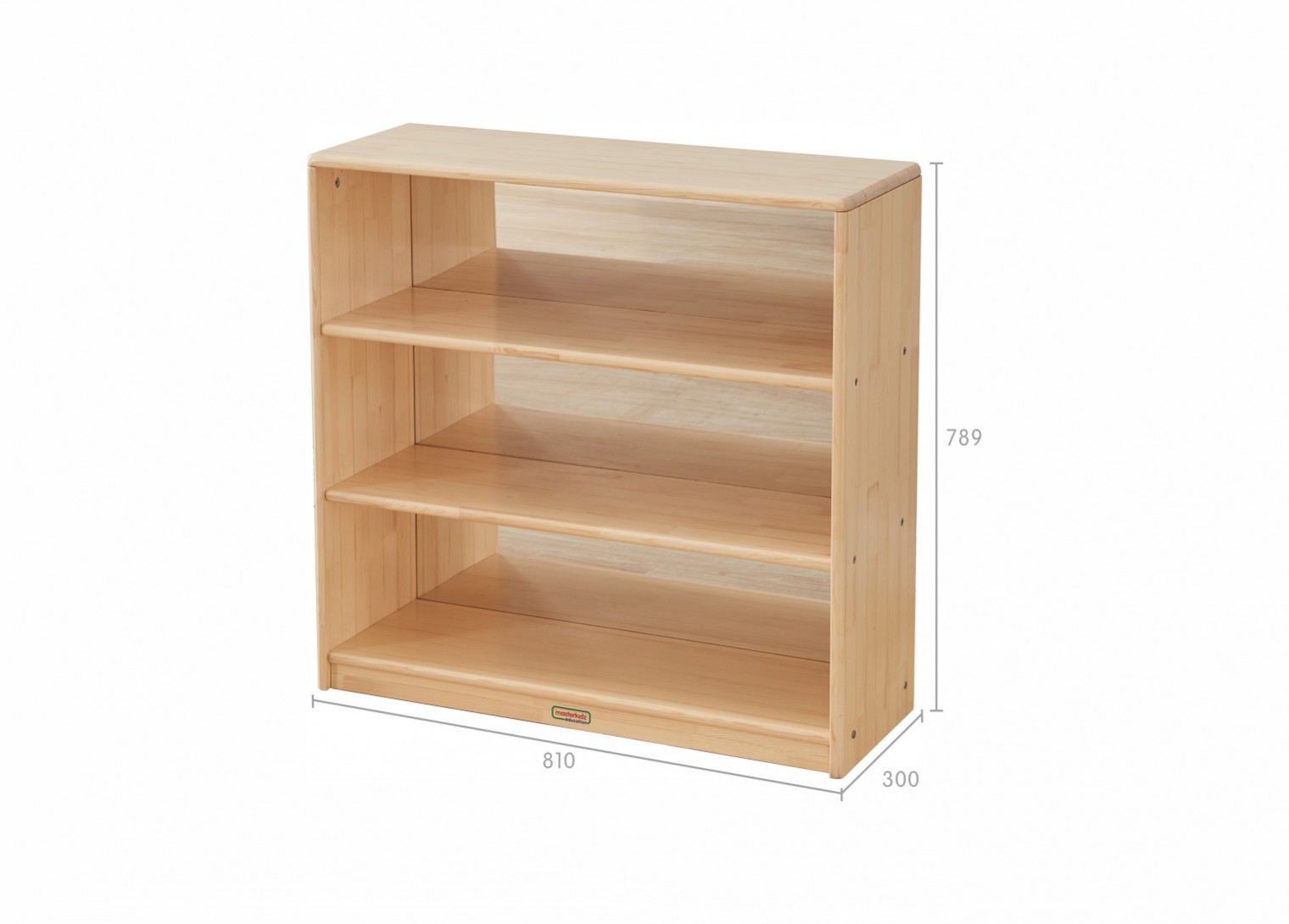 Forest School - 789H x 810L Wooden  Shelving Unit - Anti-Scratch Acrylic Mirror Back