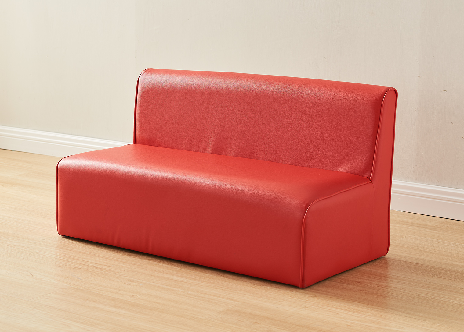 Modular Kids Sofa -  2-Seat Chair - Red