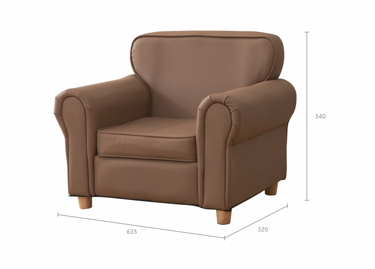 Armreat Chair - 1-Seat - Neutral
