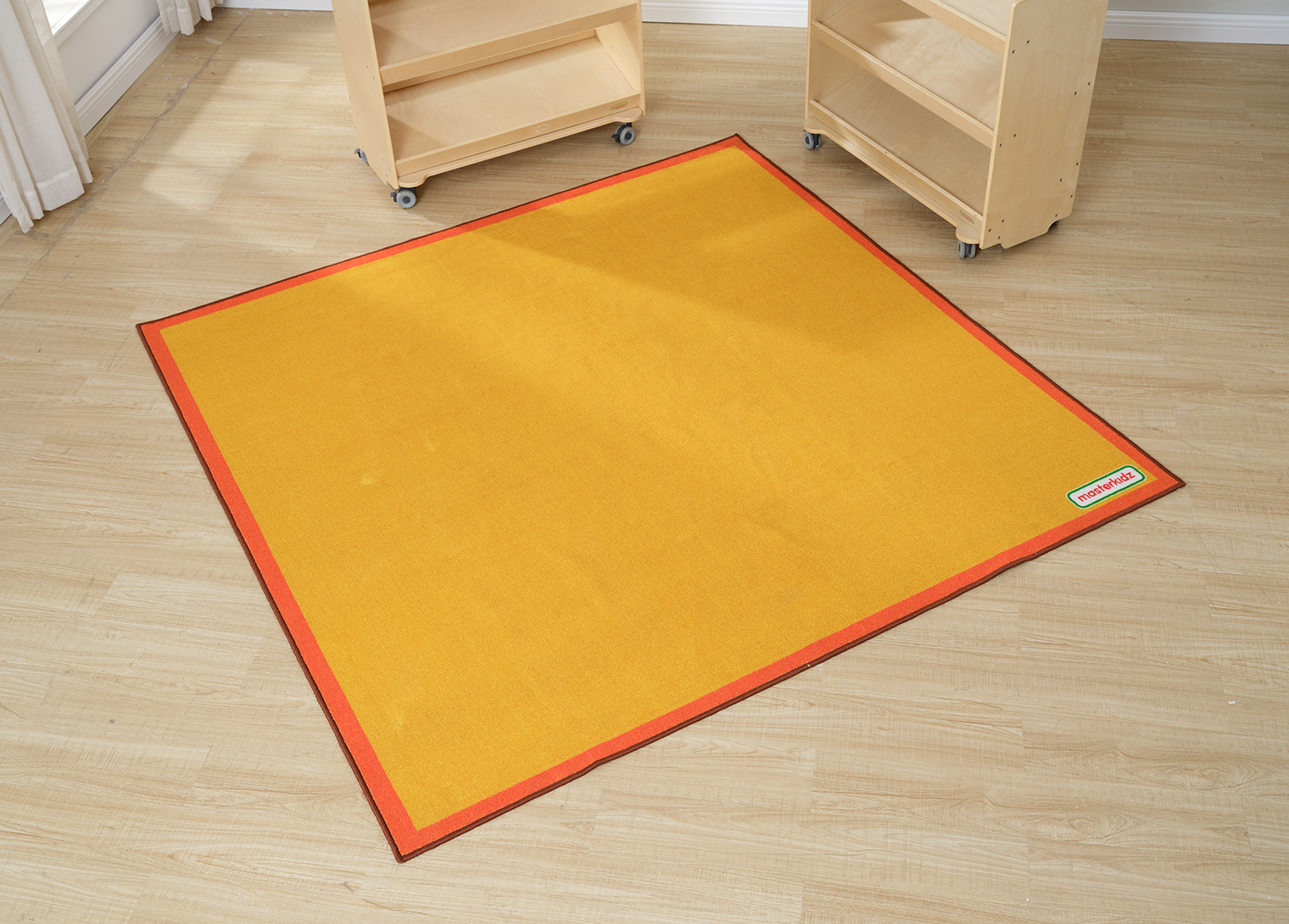 2 Tone Square Classroom Rug (Yellow) - 2000L