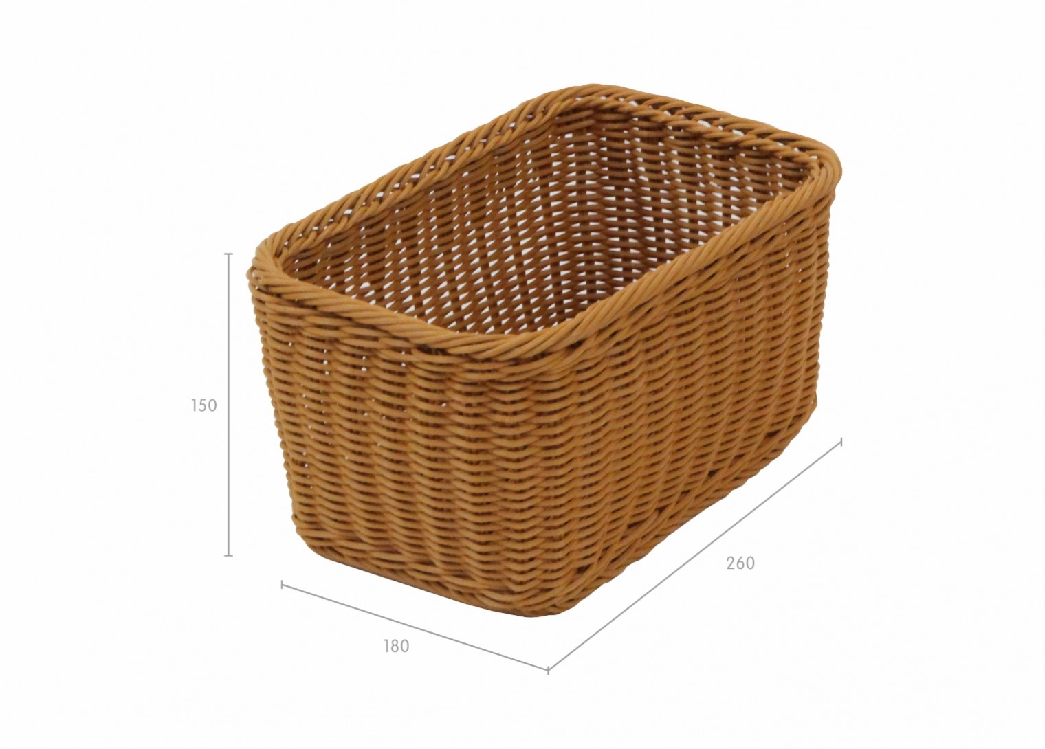 180L Large Wicker 6 Piece Set