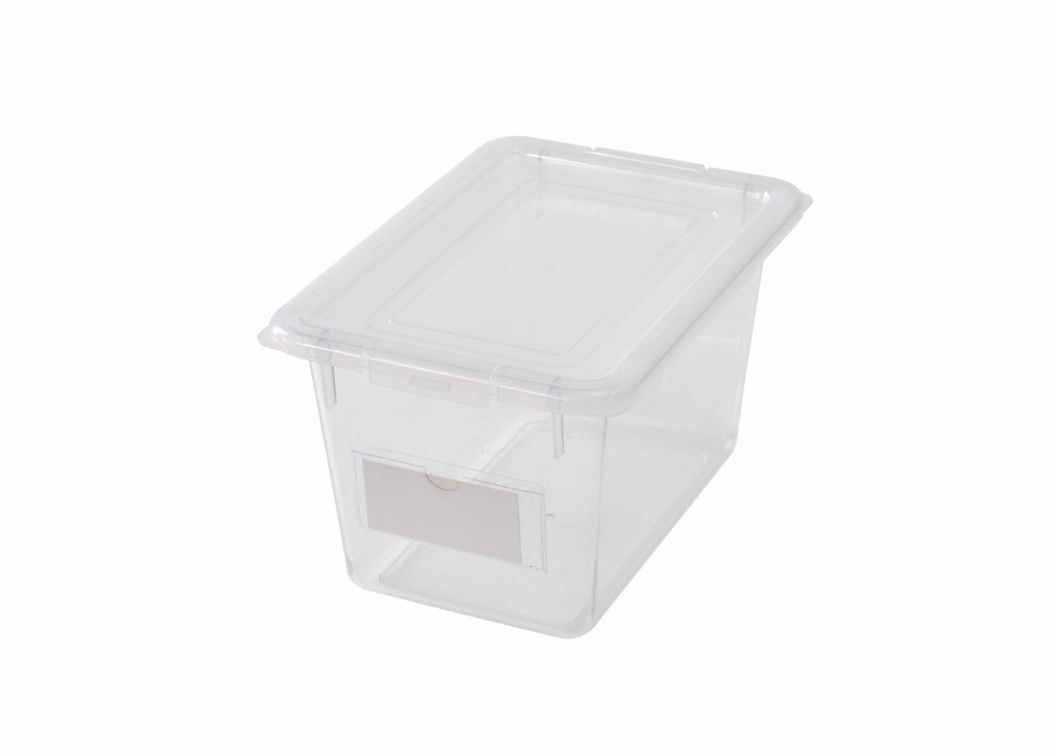 180L Transparent Tray 6 Piece Set (With Lids)